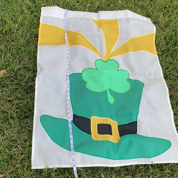 St Patrick’s day leprechaun hat yard flag banner - Picture 12 of 17